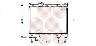 VAN WEZEL Radiators, Motora dzesēšanas sistēma 52002071